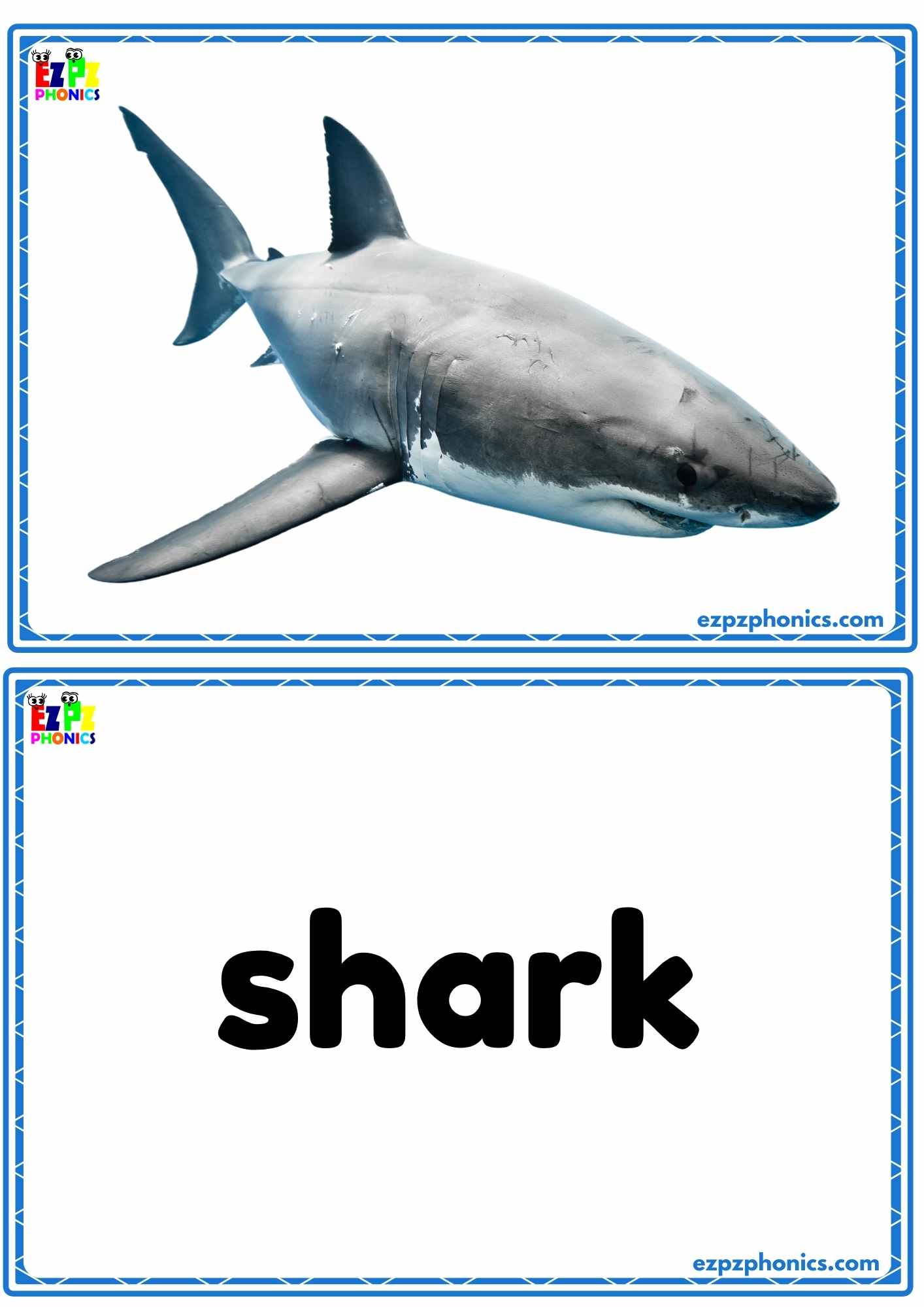 Sea Creatures Flashcards Words on the Back for Interactive Learning, Free PDF Download or View Online